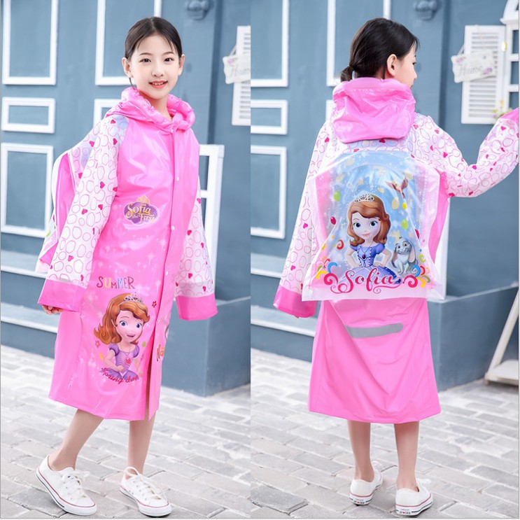 Áo Mưa Cho Bé - Áo Mưa măng tô cho bé Trai Bé Gái 3-12 Tuổi (sỉ hot)
