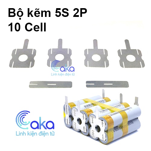 Bộ kẽm hàn cell Pin 5s 2P 10 cell pin 18650 | Shopee Việt Nam