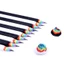 MOON 5 Chiếc Cầu Vồng Bút Chì 2B Bút Chì Đen Trắng Phù Hợp Với Cá Tính Sáng Tạo Học Sinh Bút Chì Cầu Vồng Bút Chì