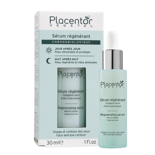 Tinh Chất Tái Tạo Da Placentor Vegetal Regenerating Serum Face & Eyes Contour 30ml
