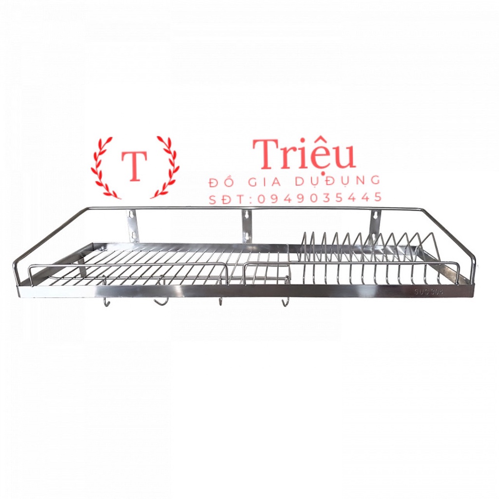 Kệ Chén 1 Tầng INOX 304 (Đủ Size) - Rổ Úp Bát Treo Tường Inox | Shopee ...
