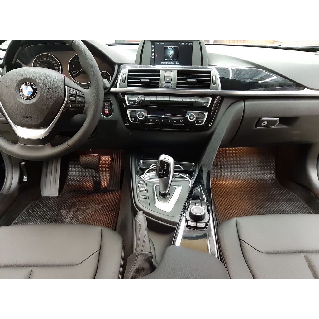 Thảm lót ô tô KATA cho xe BMW Series 3 (F30) (2011-2018) - Khít với sàn, Chống trơn, Không mùi, Không ẩm mốc