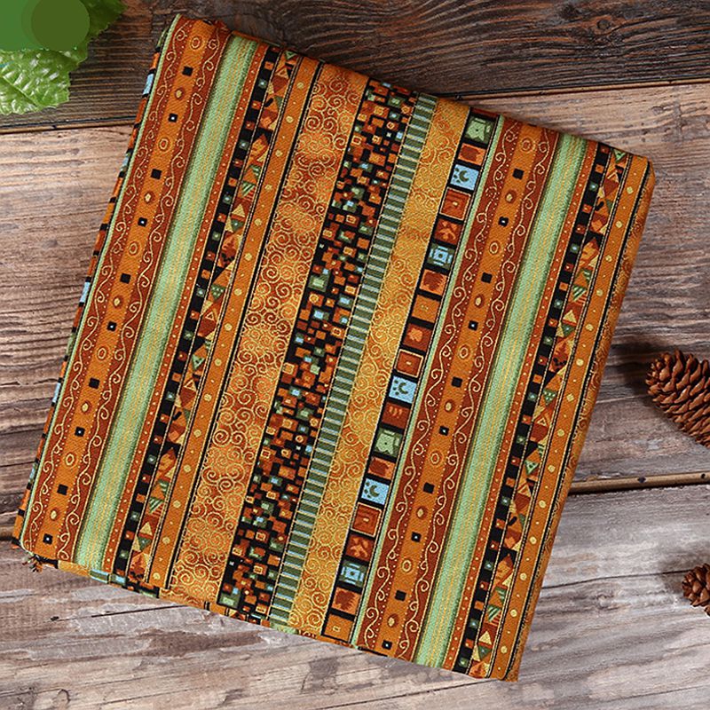 Vải Đồng Batik Nigeria Cotton Cho Khăn Trải Bàn DIY và Trang Trí - Kích thước 45x145cm