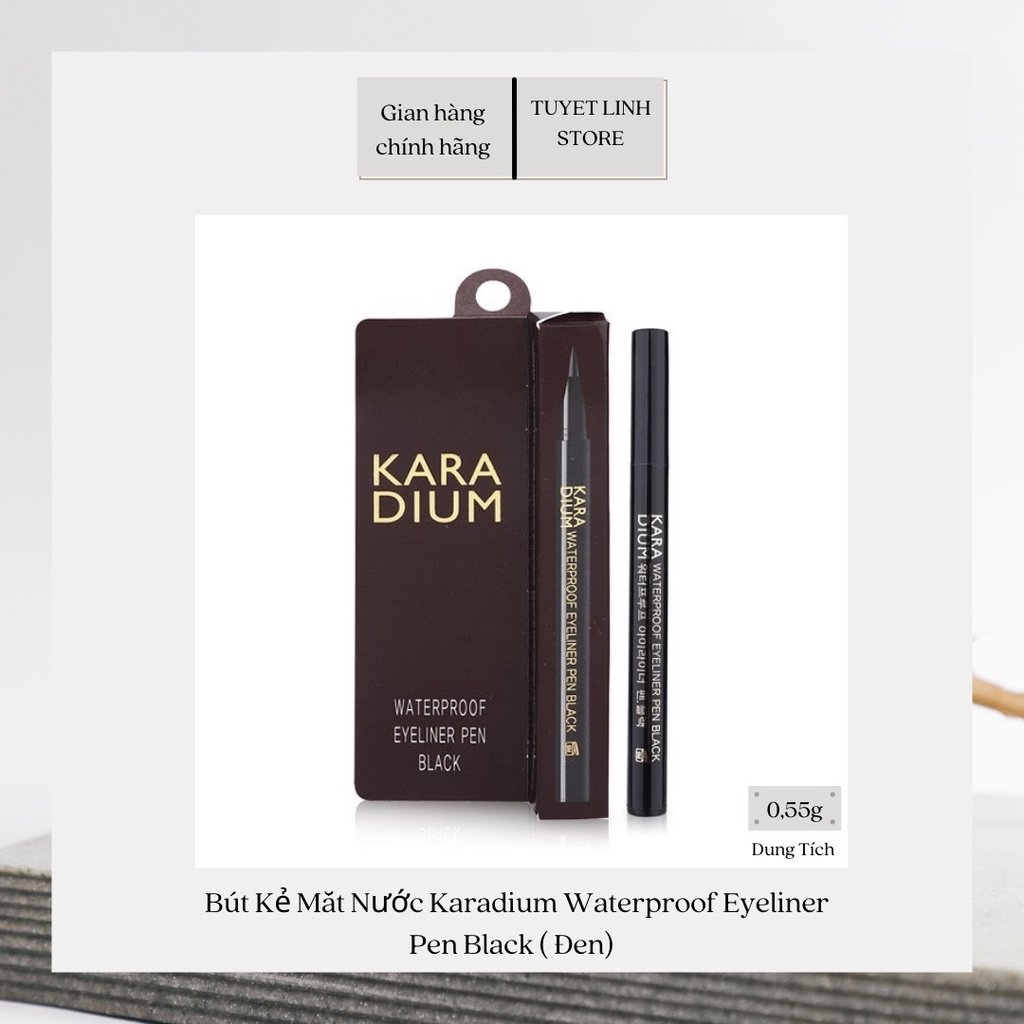 Bút Kẻ Mắt Nước Karadium Waterproof Eyeliner Pen Black Đen 055g Shopee Việt Nam 