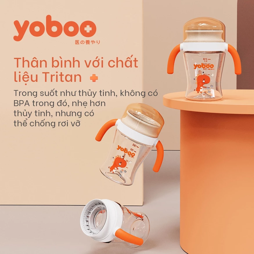 Hướng dẫn sử dụng bình tập uống Yoboo YB-0034