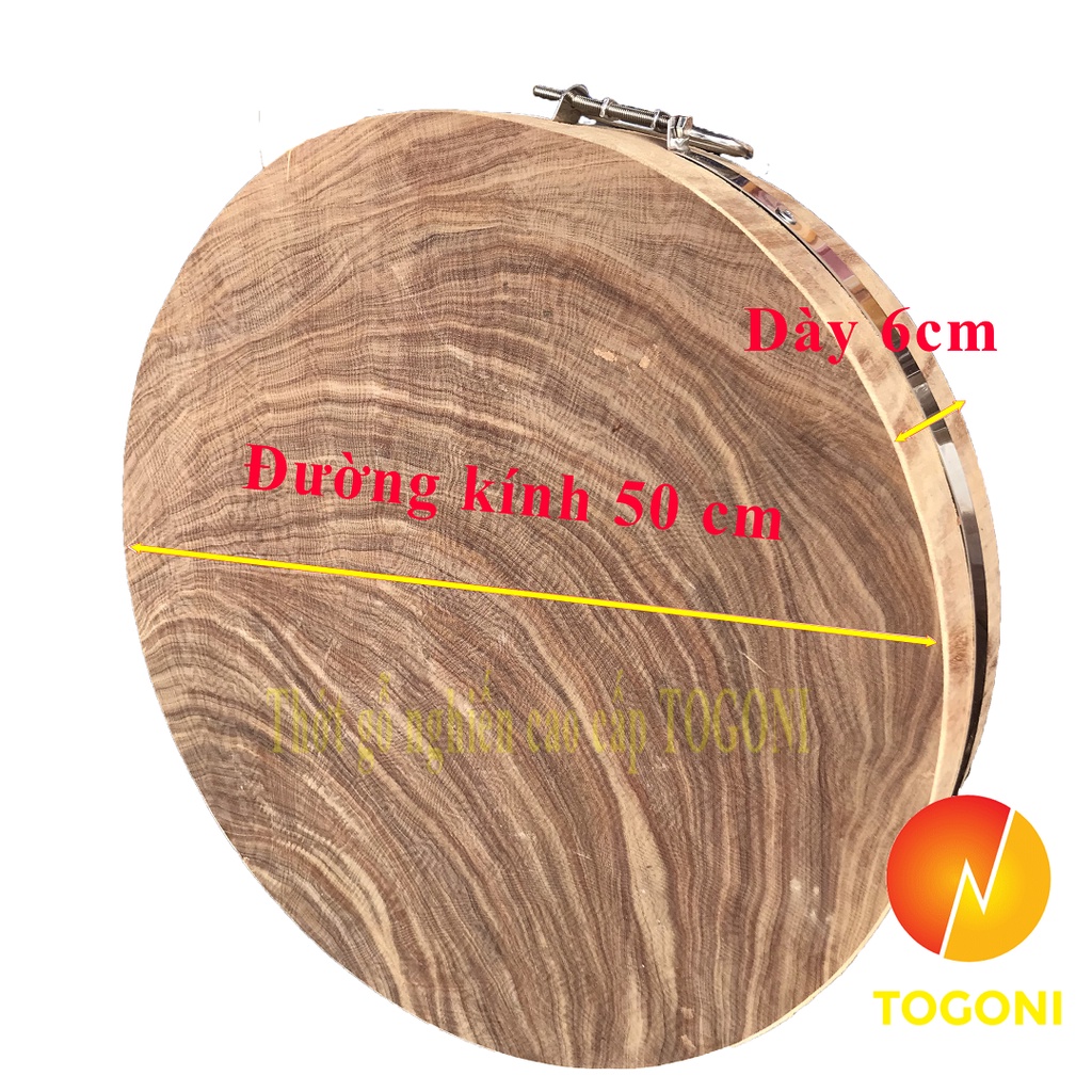 THỚT GỖ NGHIẾN không tâm đường kính 50cm dày 06 cm | Shopee Việt Nam