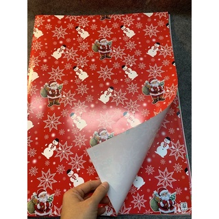 Giấy bọc qùa NOEL ,giáng sinh siêu dễ thương( sét 10 tờ đủ hình)