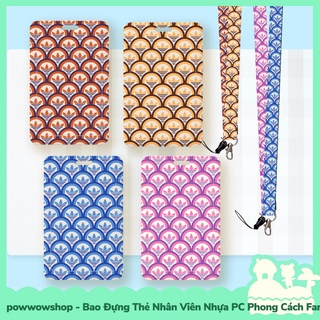 [Sẵn VN - Hỏa Tốc] Bao Đựng Thẻ Nhân Viên Nhựa PC Phong Cách Famous Brand X Nhân Vật Hoạt Hình Hoạ Tiết Cổ Điển
