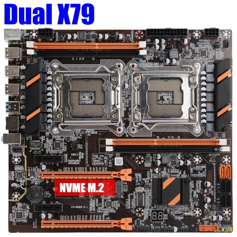 Mainboad X79 dual CPU socket 2011 hỗ trợ xeon e5 v2/v1 | Shopee Việt Nam