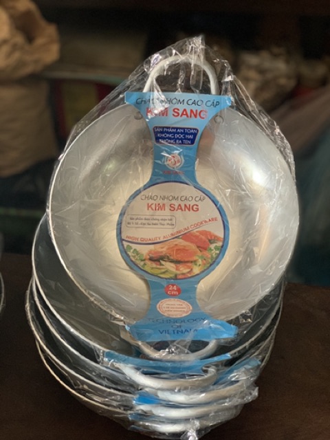 CHẢO NHÔM CAO CẤP ( KIM SANG ) size từ 16cm đến 30cm