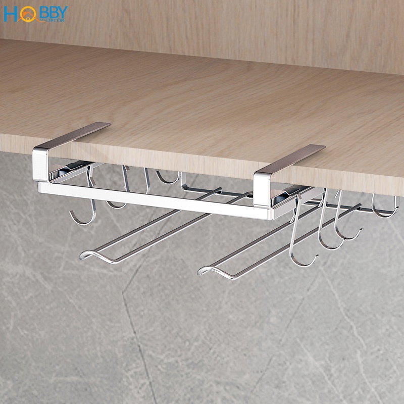 Giá treo 2 cuộn giấy lau bếp khăn bếp gắn tủ bếp Hobby Home Decor NVTG