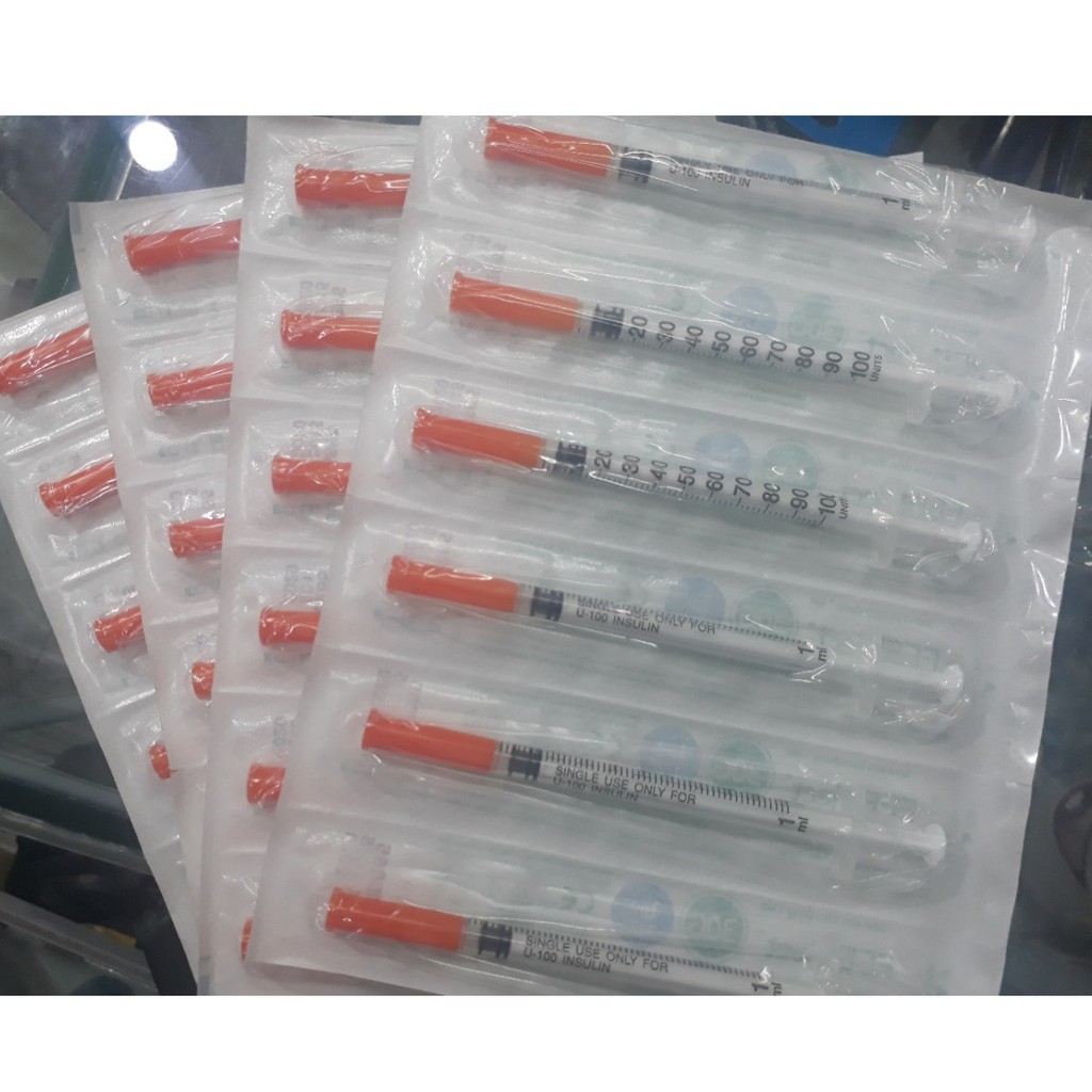 Kim Bơm, Xylanh Tiêm Insulin BBraun Omnican 40 (100 Xylanh, 1ml - 40 IU ...