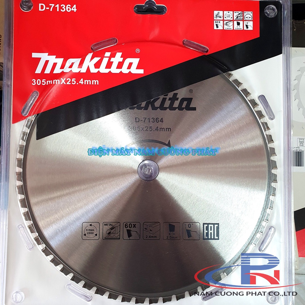 Lưỡi cắt sắt hợp kim Makita D-71364- Dùng cho máy cắt LC1230