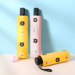Ô gấu Brown gấp gọn - DÙ CHE MƯA NẮNG