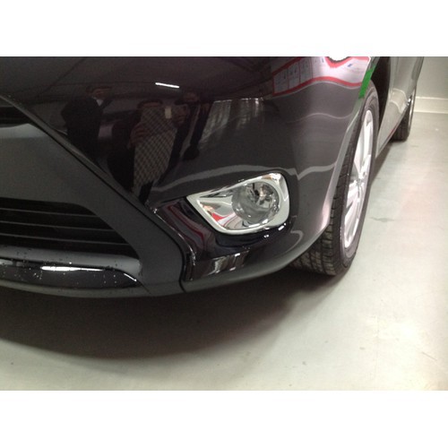 Ốp viền đèn gầm trước, sau xe Toyota Vios đời  2014-2017 mạ crom cao cấp