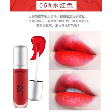 Q1 Son Kem Lì Novo Big Ultra HD Matte Lip- hàng nội địa trung - chống trôi siêu nóng 1