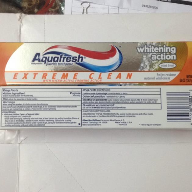 Kem đánh răng extreme clean 160g Mỹ | Shopee Việt Nam