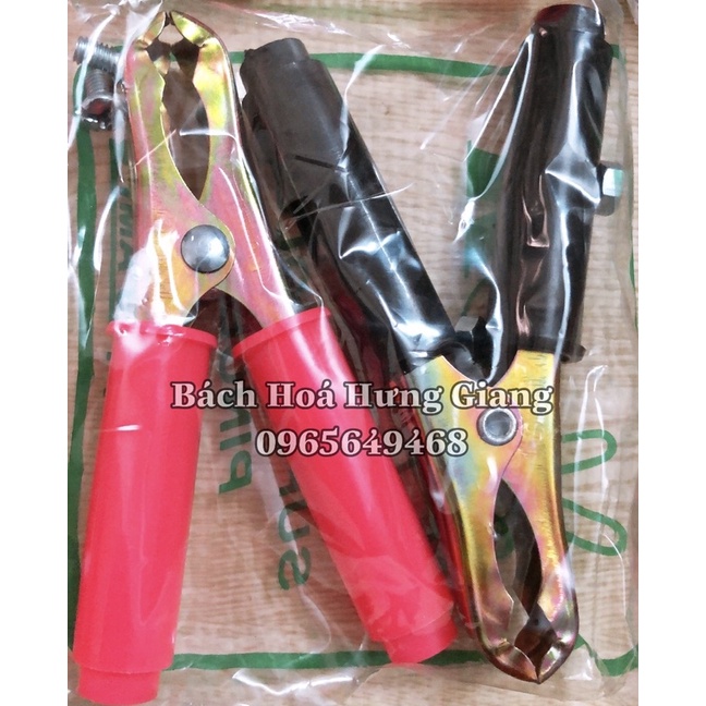 [SIZE 18Cm] Bộ Kẹp Bình Ắc Quy Mạ Đồng Cỡ To Ảnh Tự Chụp