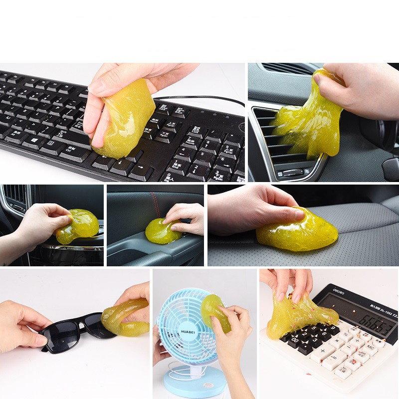 GEL VỆ SINH NỘI THẤT Ô TÔ ĐA NĂNG TẨY SẠCH 100% BỤI BẨN TRÊN XE BẠN  TÁI SỬ DỤNG NHIỀU LẦN