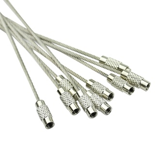 Nice 10 Cái Khóa Vít Dây Thép Không Gỉ Móc Khóa Cho Móc Khóa Cáp Ngoài Trời Hik