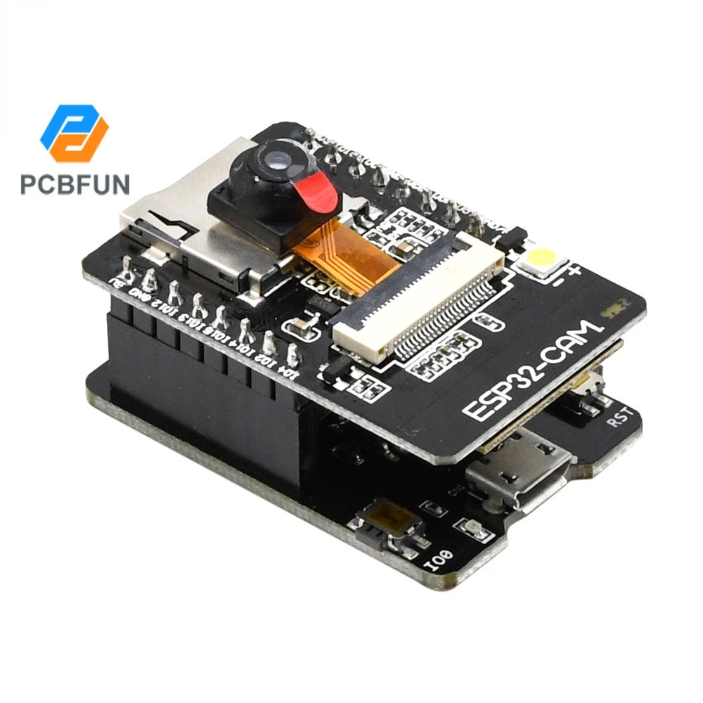 Bảng Mạch Phát Triển Wifi Bluetooth Esp32-Cam-Mb 5v + Mô Đun Ov2640 Ch340G