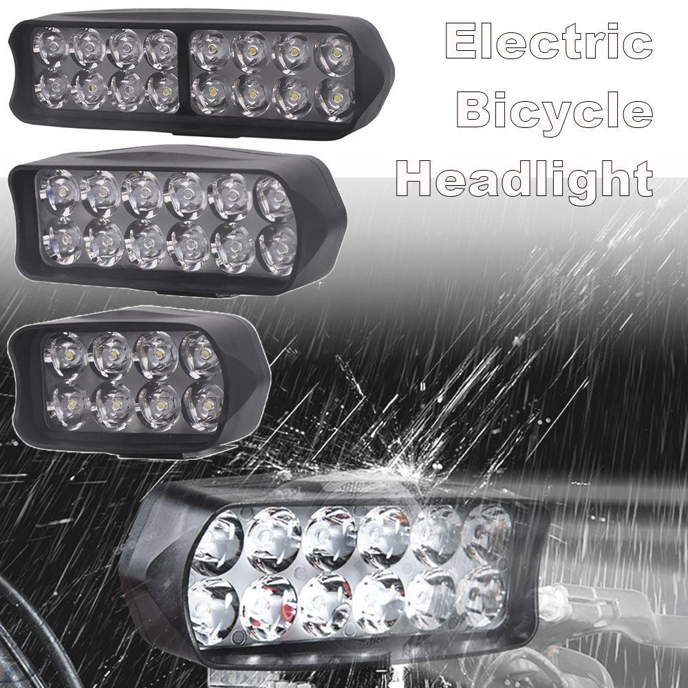 FEDAOG Đèn Pha Xe Đạp Điện 12V-80V Xe Tay Ga Xe Máy Tái Trang Bị Linh Kiện 8 / 12 / 16 Đèn LED