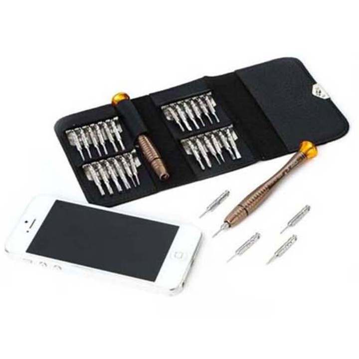 Tua Vít Đa Năng Vặn Ốc Laptop Sửa Điện Thoại Bộ Tô Vít Tuốc Nơ Vít Bỏ Túi Mini 25 Đầu