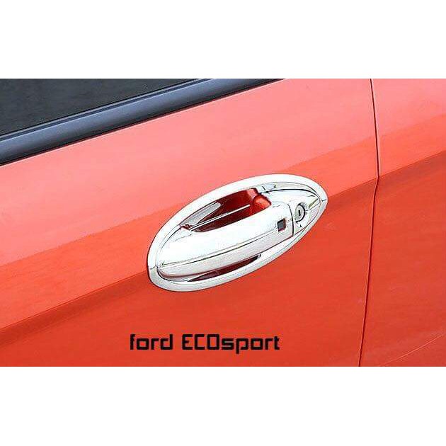 Ốp tay nắm, hõm cửa xe Ford Ecosport đời 2014- 2025 Nhựa ABS mạ crom cao cấp - Giá 1 bộ