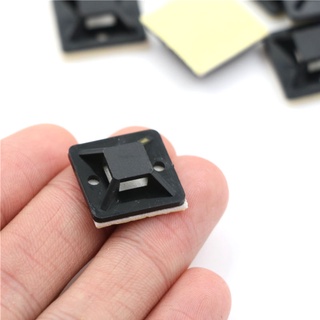 Loại HS Kẹp Cáp Tự Dính Dây Buộc Giá Đỡ Dây Có Thể Tháo Rời Gắn Kẹp Cố Định Giá Đỡ Để Bàn Dây Chốt Trắng Đen