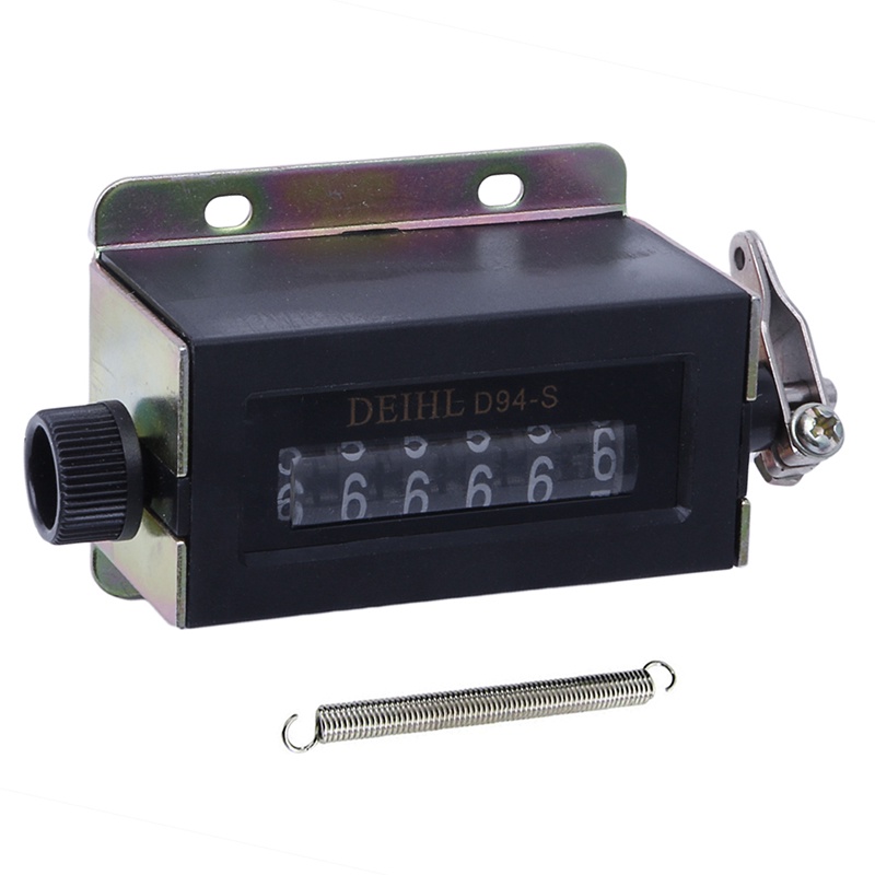 [Hàng mới về] Máy đếm số cơ 0-999999 6 số D94-S tiện dụng