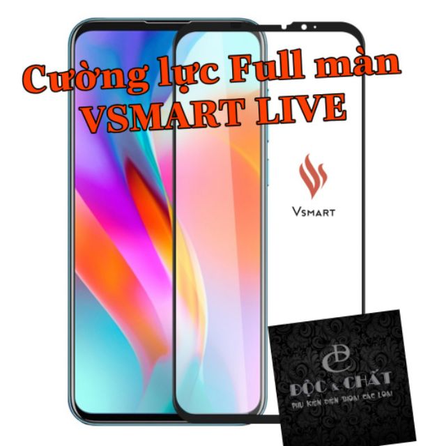 CƯỜNG LỰC Nano  dẻo  Full màn Vsmart Live