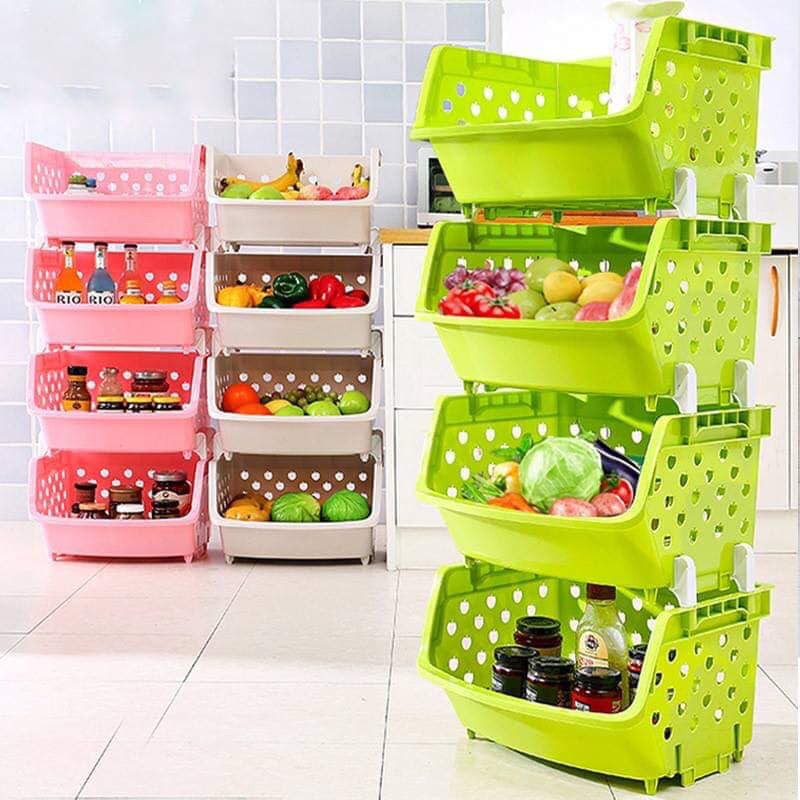 KỆ RỔ NHỰA 4 TẦNG ĐA NĂNG - 200K | Shopee Việt Nam
