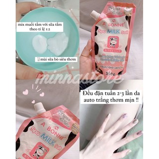 MUỐI TẮM TẨY DA CHẾT SỮA BÒ ABONNE
