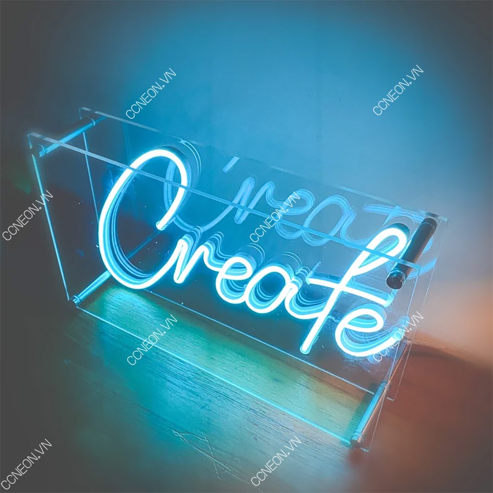 Đèn Để Bàn Neon Chữ Theo Yêu Cầu
