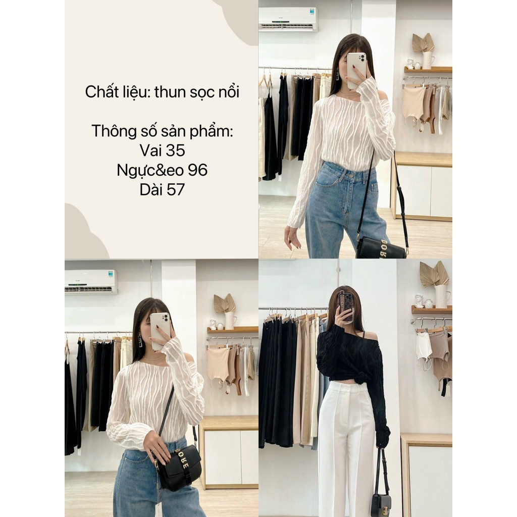 ÁO TAY DÀI CHẤT SANG TRỌNG DỄ MẶC - MOLISA TOP