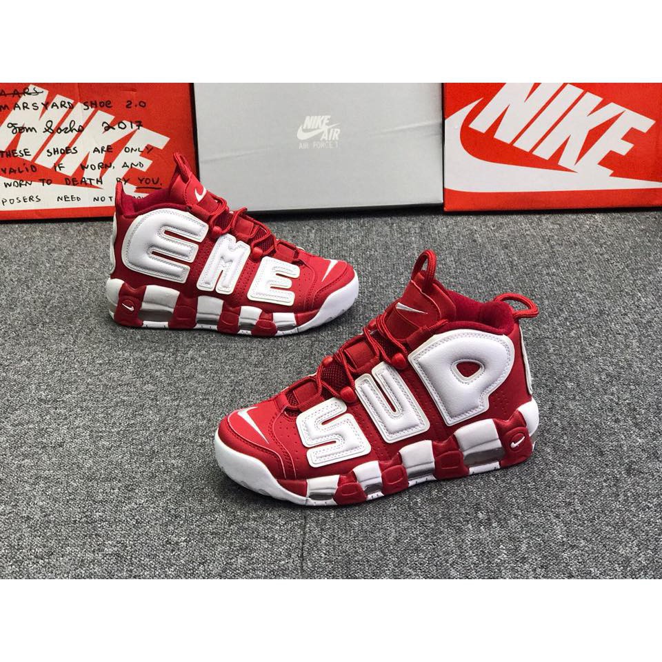 Nike uptempo supreme giá hotsell
