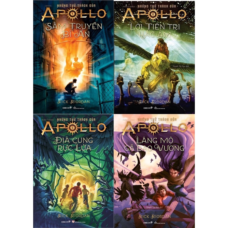 Sách: Combo 4 cuốn Những thử thách của Apollo