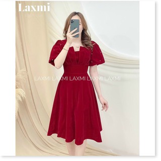 ĐẦM NỮ DỰ TIỆC UMI KIỂU DÁNG XÒE ,2 MÀU SANG CHẢNH,CHẤT LIỆU THOÁNG MÁT NAM LEE STORE