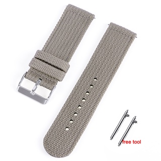 Dây Đeo Đồng Hồ Bằng Nylon Chất Lượng Cao 18mm 20mm 22mm 24mm