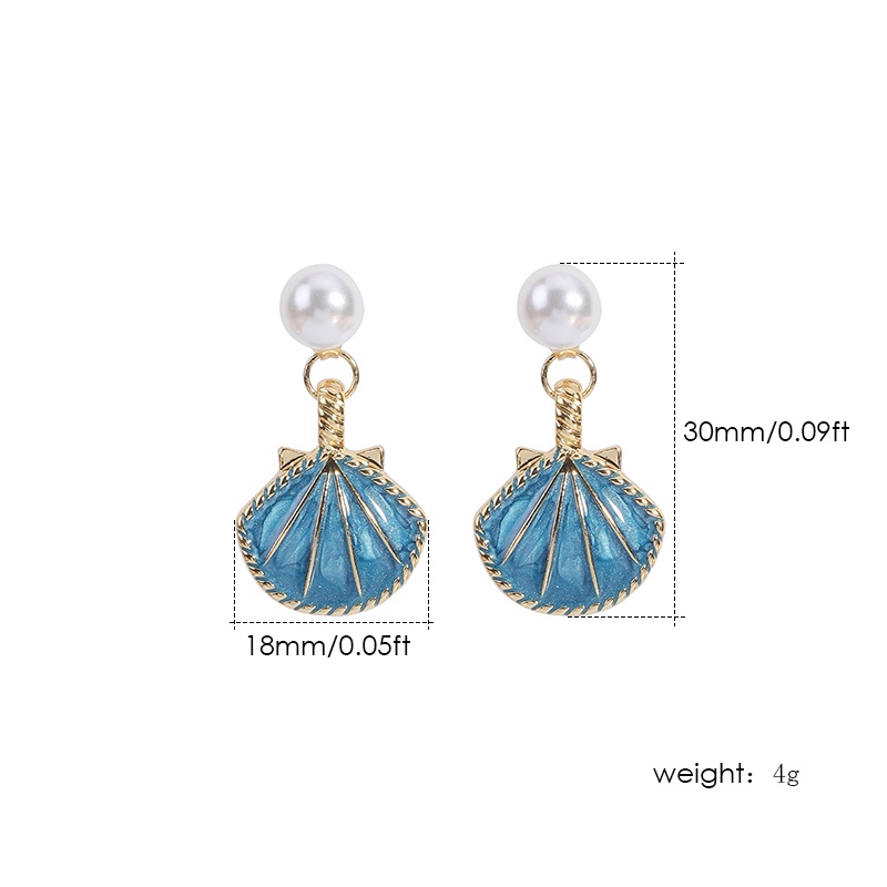 Ảnh Khuyên tai Pinkdudu PD590 bằng hợp kim đính ngọc trai giả thời trang sang trọng cho nữ 1