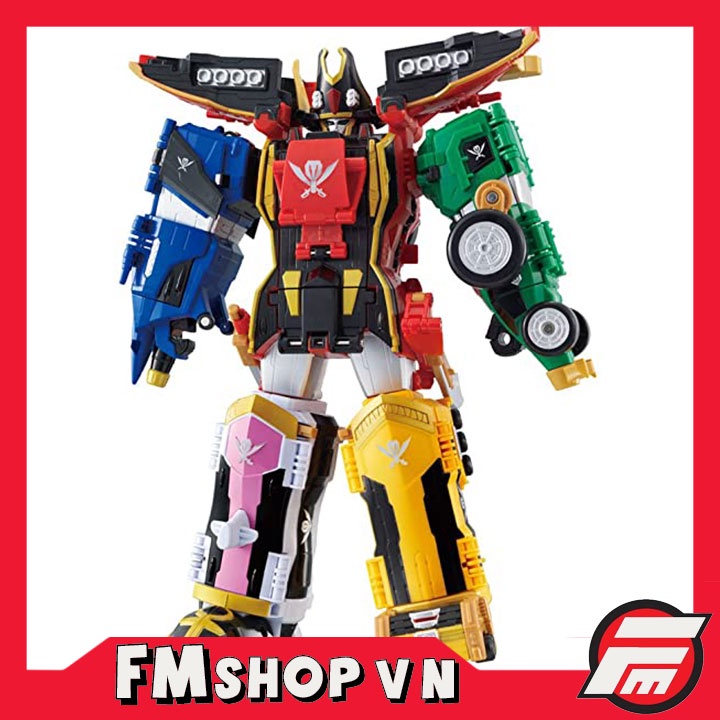 (CÓ SẲN) (2ND) MÔ HÌNH ROBOT LẮP RÁP SIÊU NHÂN HẢI TẶC DX GOKAIGER ...