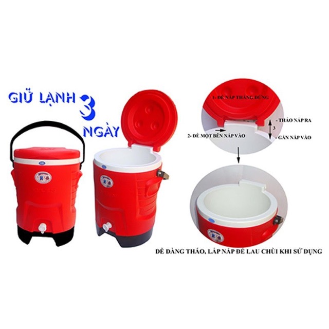 BÌNH ĐÁ SUPPERCOOL 8lít , 10lít , 12lít , 16lít ( TÝ LIÊN )