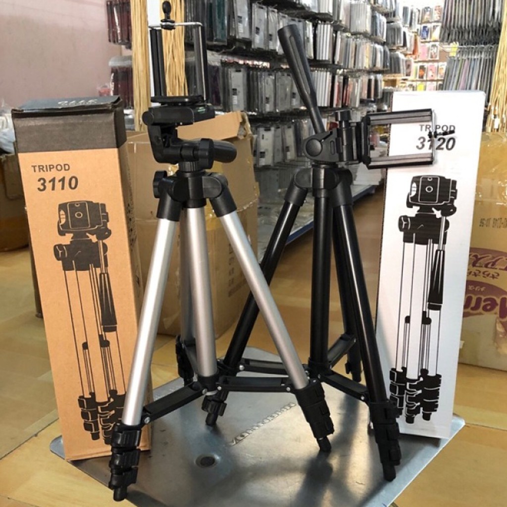 Ảnh Giá Đỡ Quay Phim 3 Chân Máy Chụp Ảnh TF-3110 3120 Tặng Kèm Miếng Kẹp Điện Thoại Gậy Livestream, Quay Tiktok, Chụp Ảnh 2