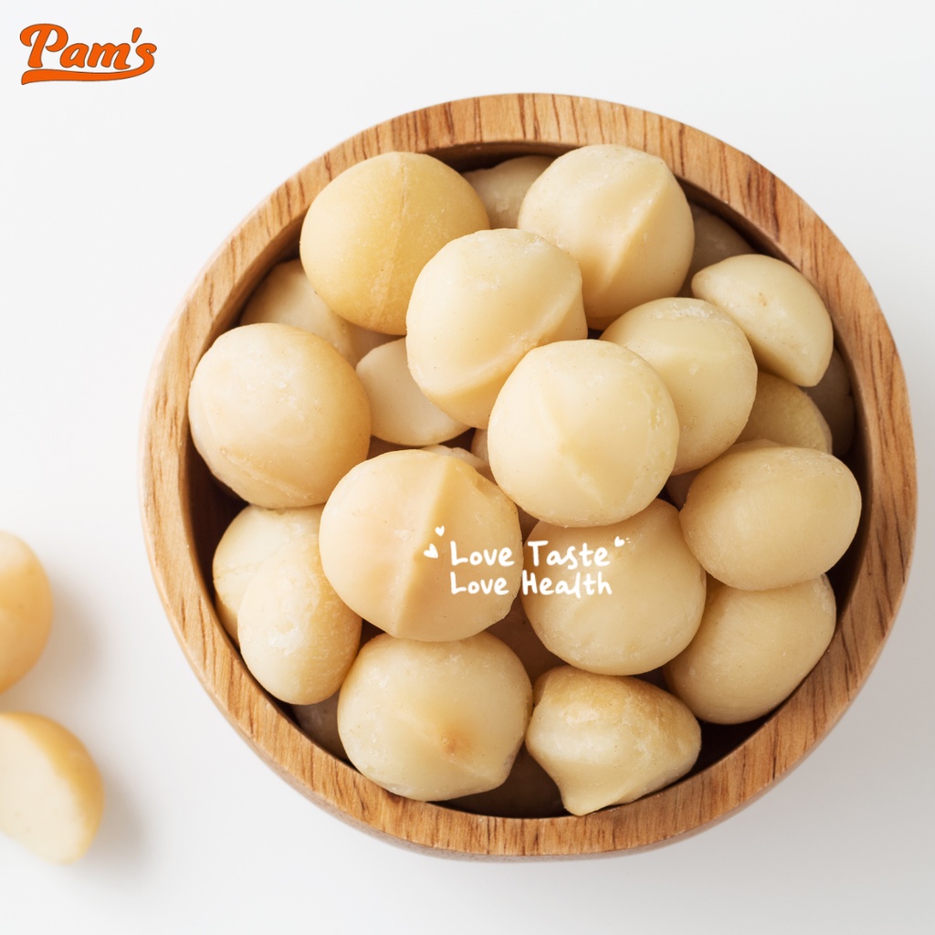 Hạt Macca Cao Cấp Size Jumbo Pams 250g/hộp, Macca Úc Tách Tay Đơn Giản