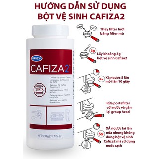 Volcano Bột vệ sinh máy pha cà phê Cafiza2