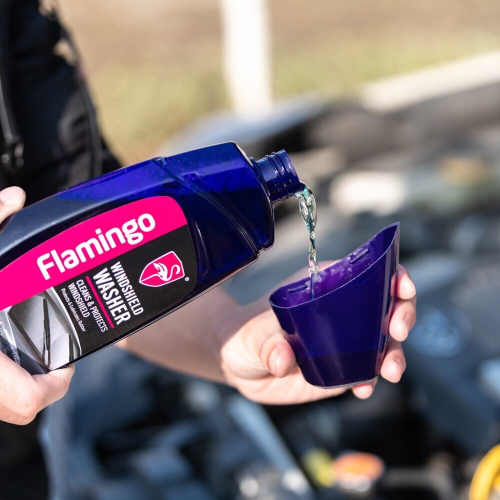 Nước Đổ Kính, Nước Rửa Kính Chống Đông Kính Ô Tô Flamingo F032 500ml
