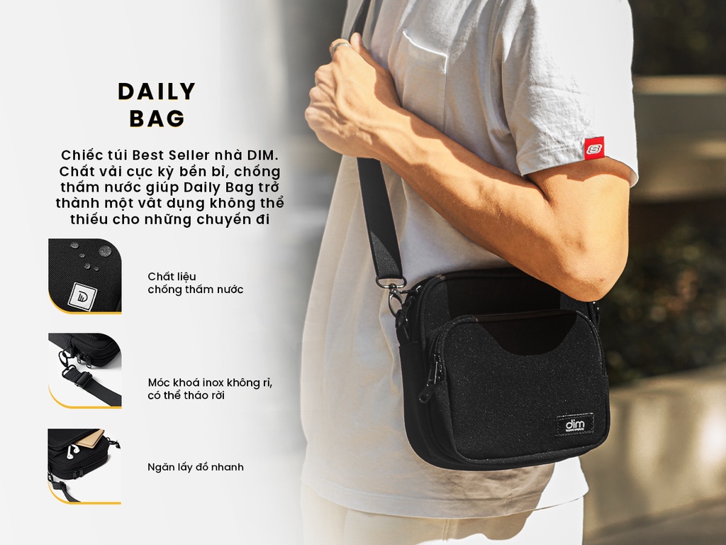 Mô tả Túi đeo chéo DIM Daily Bag - 1