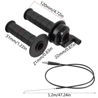 Charmantcc1 Thanh kẹp tay ga và cáp ga thay thế cho xe đạp địa hình 50cc-250cc