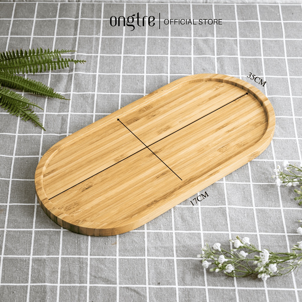 Khay Tre ONGTRE Tròn, Vuông, Chữ Nhật, Khay Đựng Đồ Ăn, Khay Trà, Khay Phục Vụ Decor Nhà Hàng, Khách Sạn