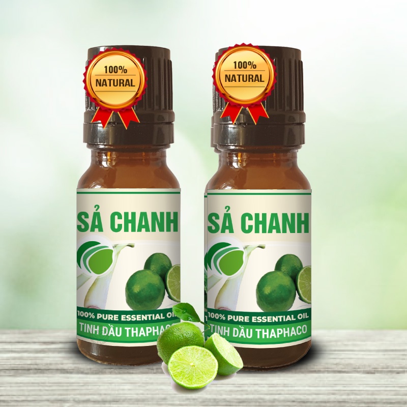 Tinh Dầu Sả Chanh Nguyên Chất 10ml Thaphaco